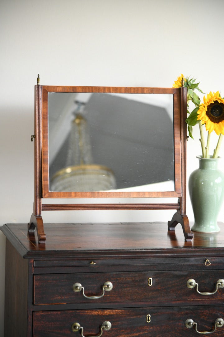 Edwardian Mahogany Swing Mirror
