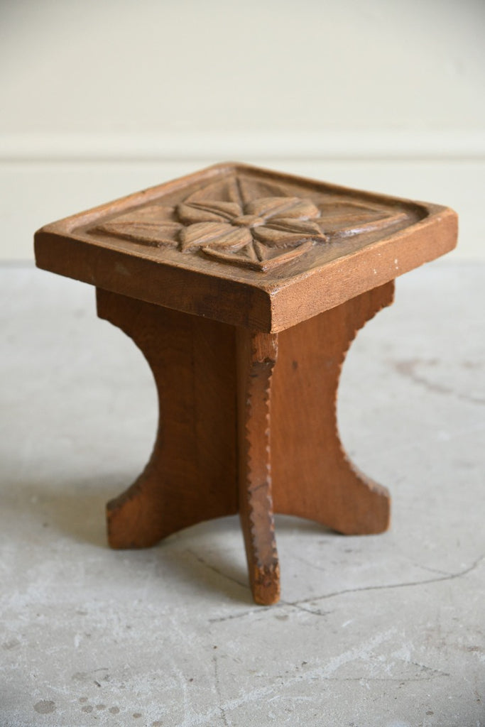 Small Carved Stool