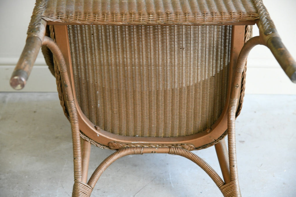 Vintage Gold Lloyd Loom Chair