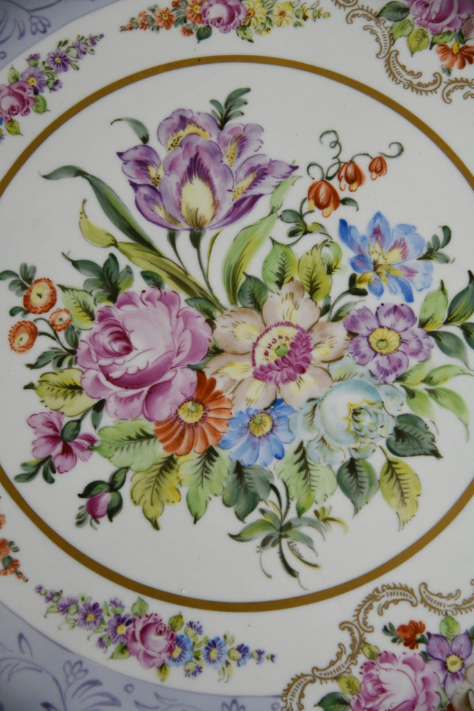 Schierholz Plaue Handpainted Floral Table