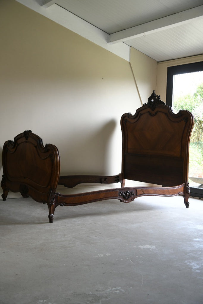 Antique French Walnut Bed