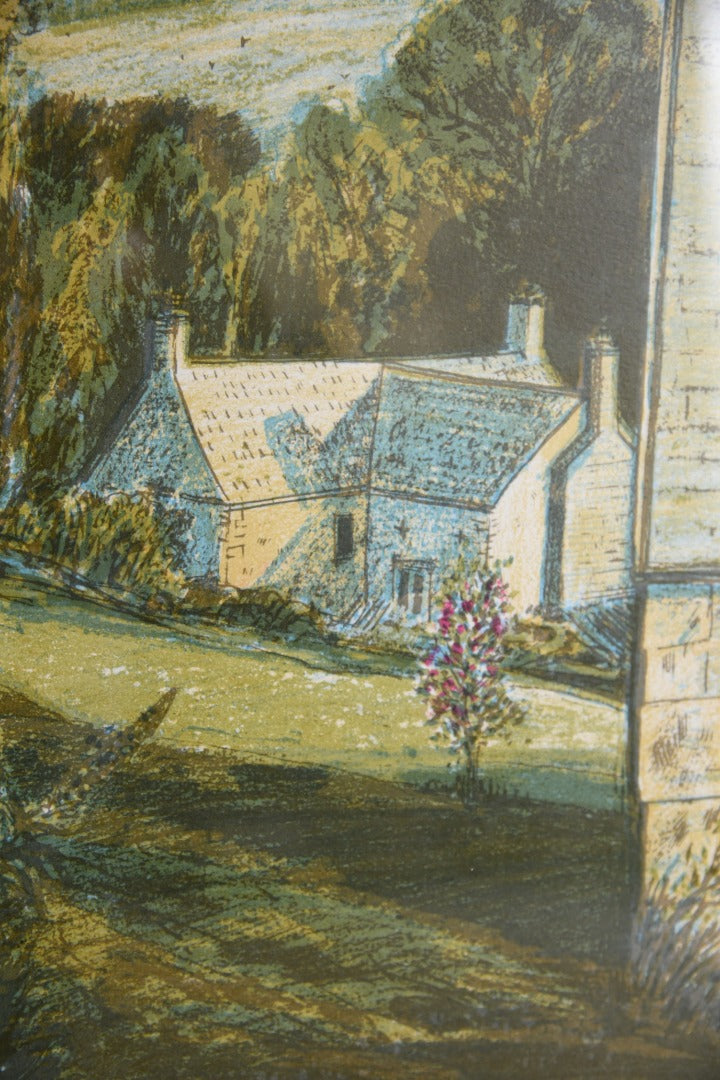 Pair Don Bessant Lithographs - Cider with Rosie Excerpt