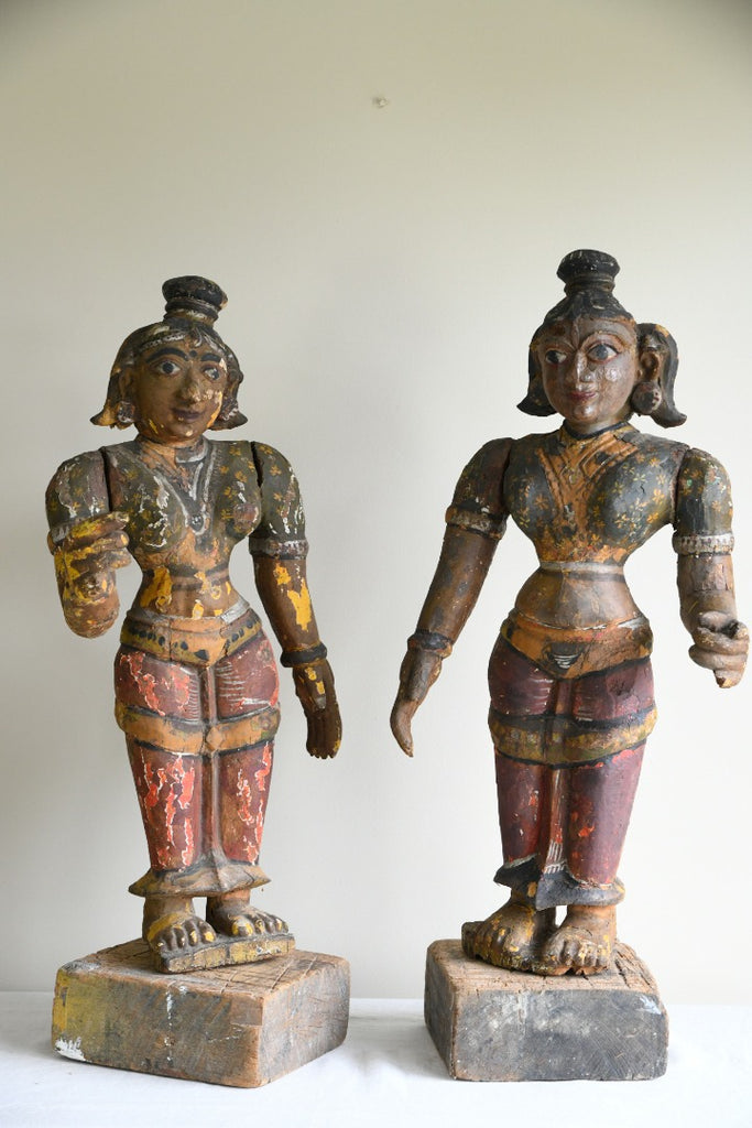 Pair Indian Temple Figures