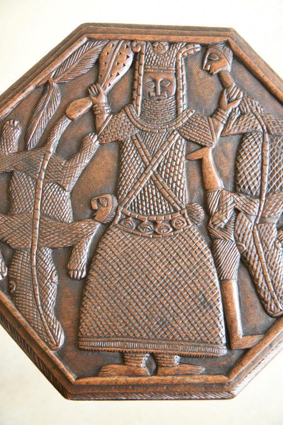 Carved African Table