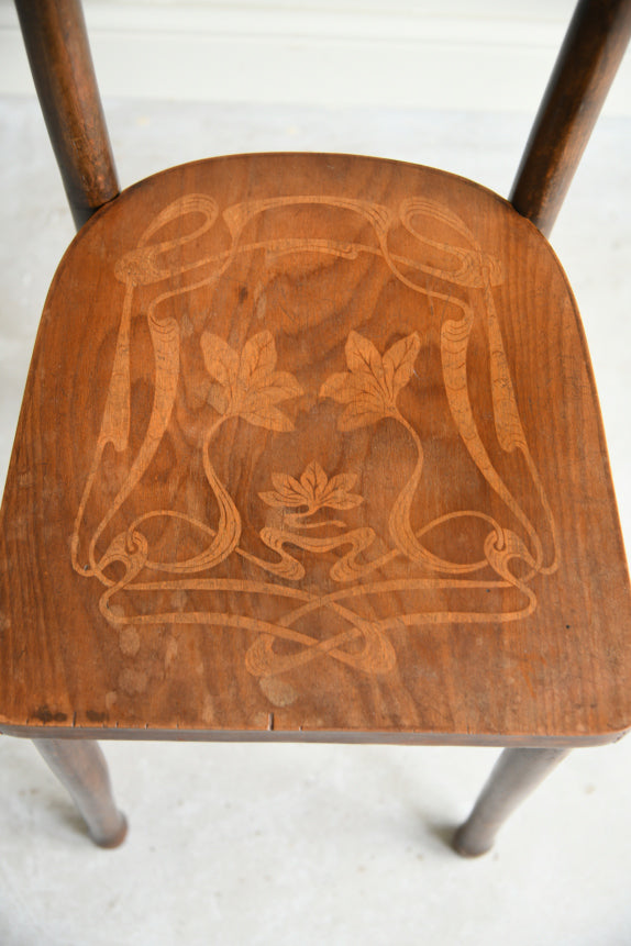 Small Art Nouveau Side Chair