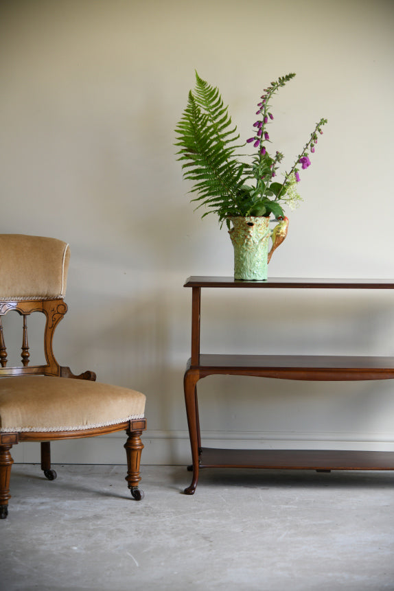 Edwardian Walnut Accent Table
