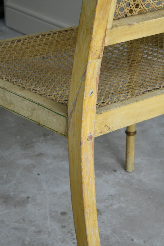 Georgian Style Cane Occasional Chair