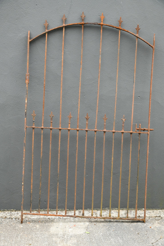 Antique Gothic Revival Cast Iron Pedestrian Side Gate