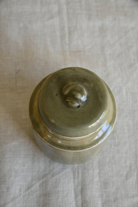 Green Lidded Pot
