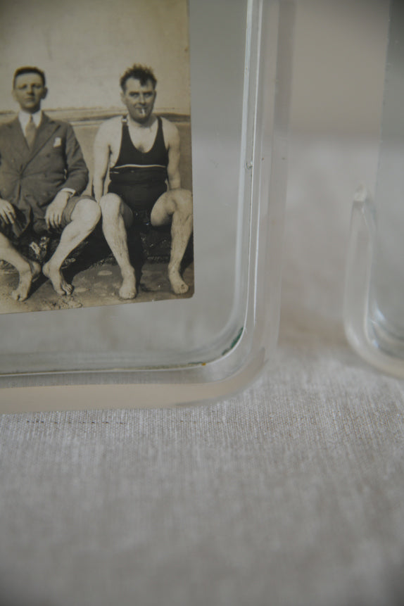 Pair Deco Photo Frames