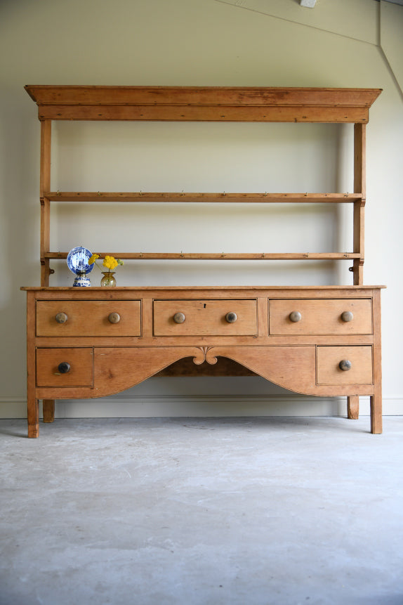 Antique Pine Dresser – Kernow Furniture Antique Pine Dresser – Kernow Furniture
