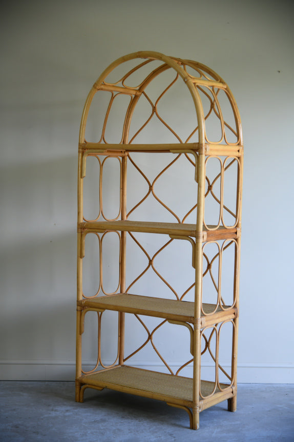 Vintage Freestanding Bamboo Shelves