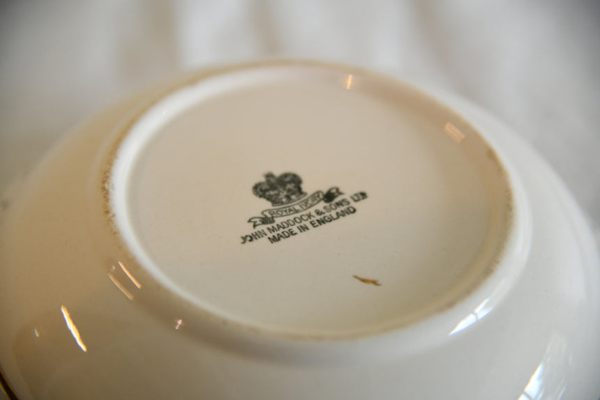 Vintage John Maddock Ivory Ware Tureen