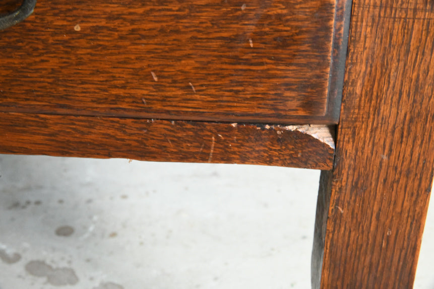 Vintage Oak Dressing Table