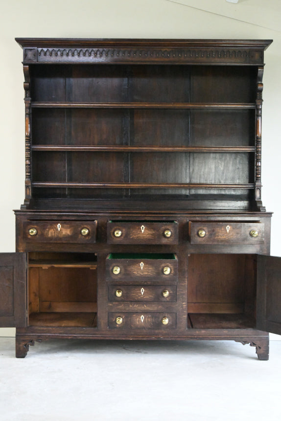Antique Oak Georgian Style Dresser