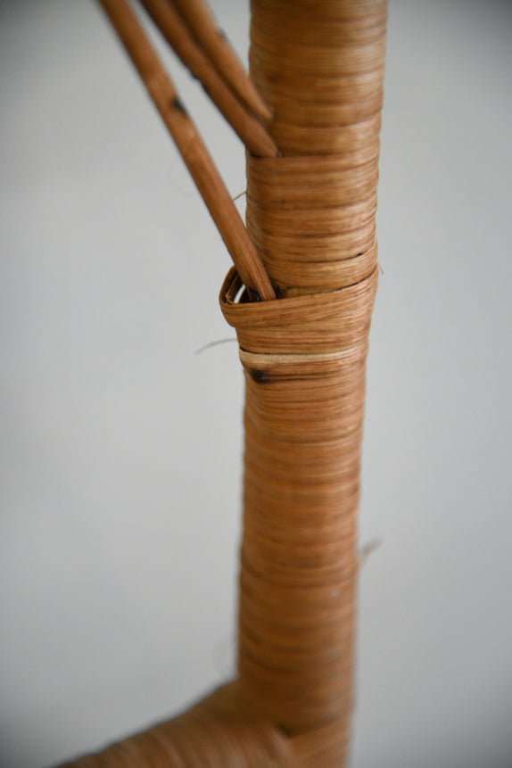 Original Vintage Cane Peacock Double Headboard