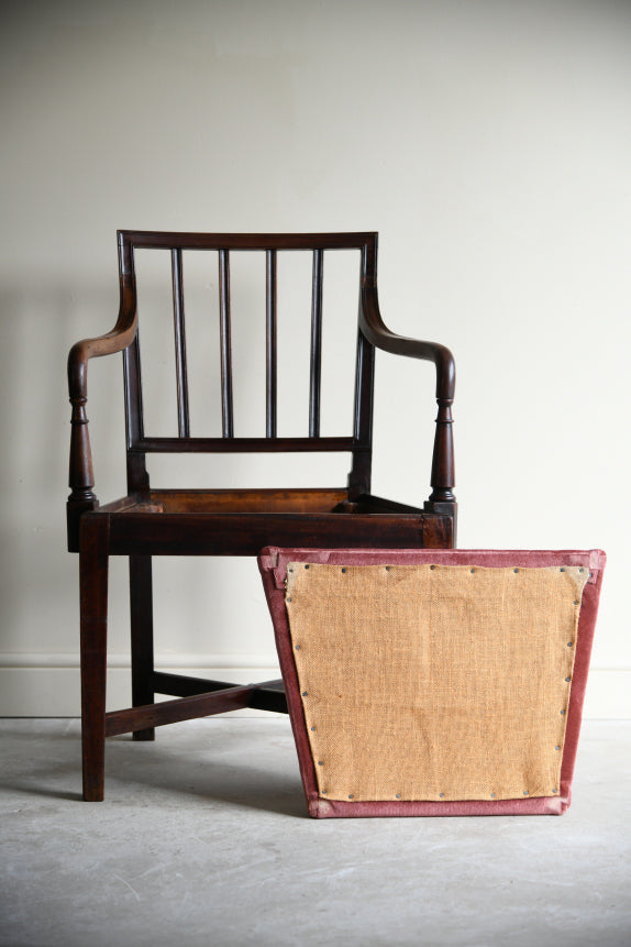 Georgian Mahogany Carver Chair