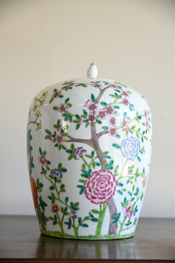 Pair Large Decorative Oriental Vase