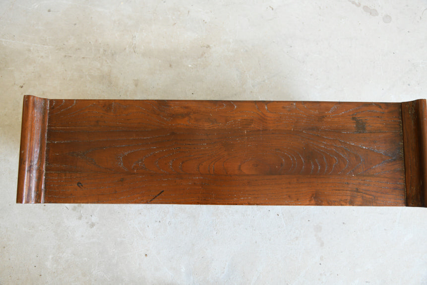 Chinese Elm Low Side Table