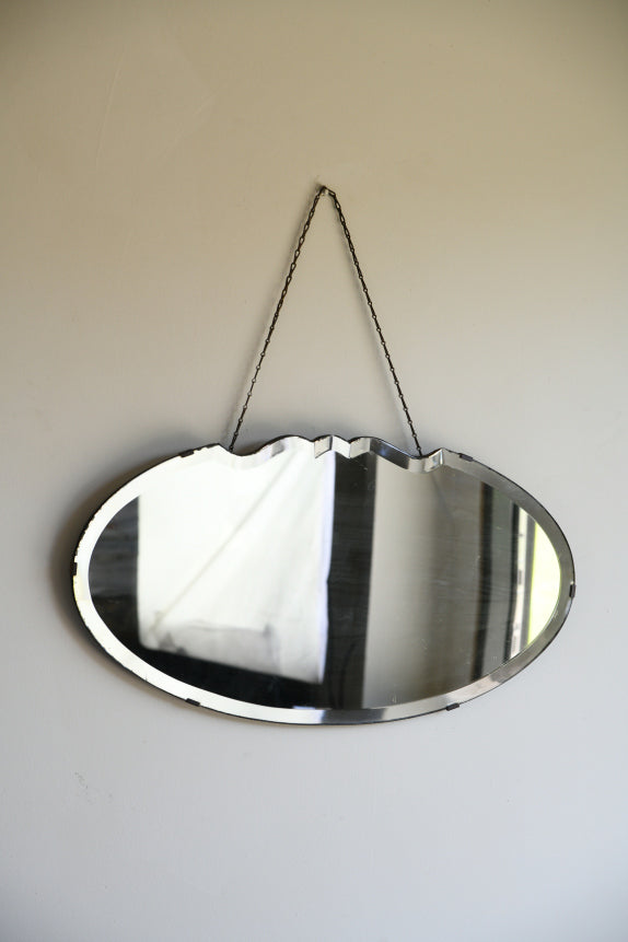 Vintage Frameless Mirror