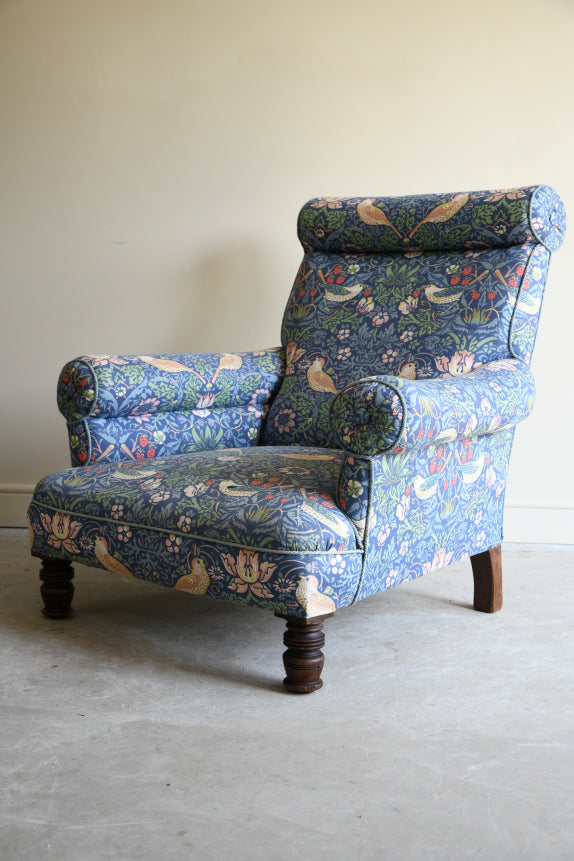 Antique Upholstered Armchair