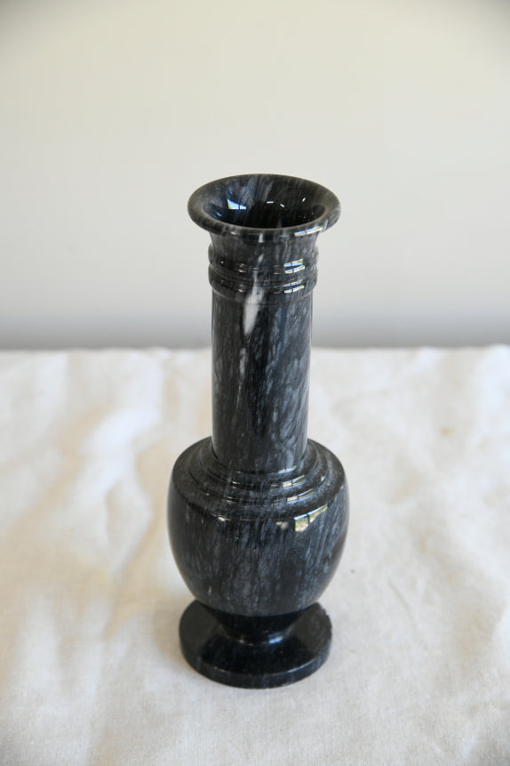 Black Marble Vase