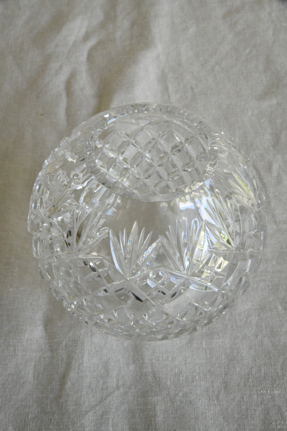 Glass Flower Bowl