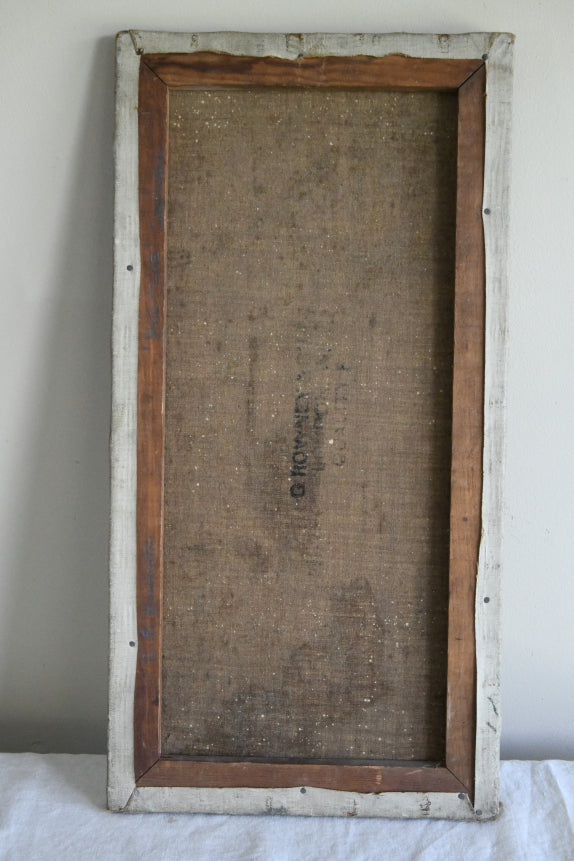 Portloe Abstract Street Scene Painting