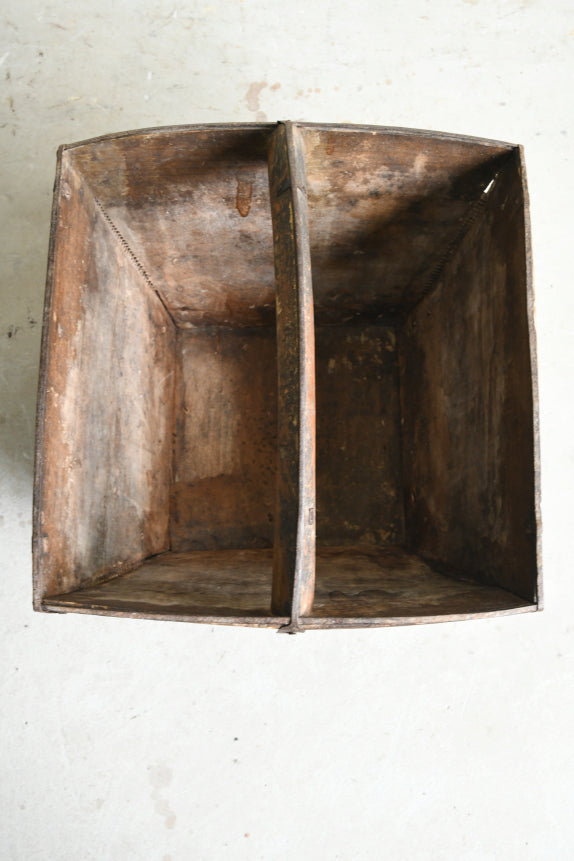 Chinese Wooden Rice Scoop Trug