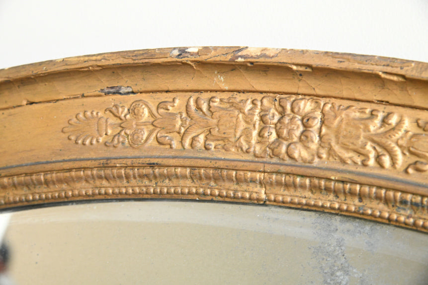 19th Century Oval Mirror