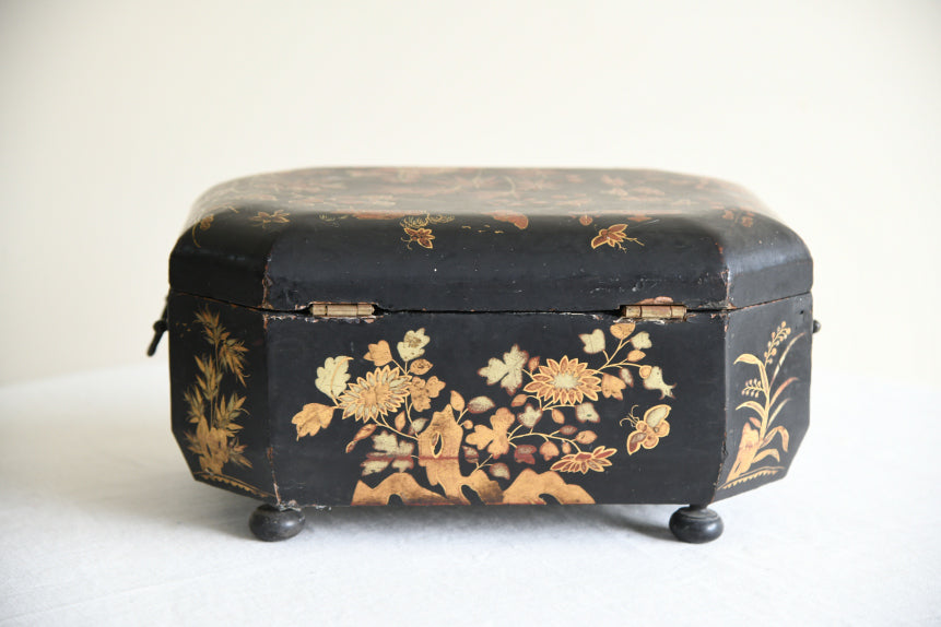 Chinese Black Lacquer Box