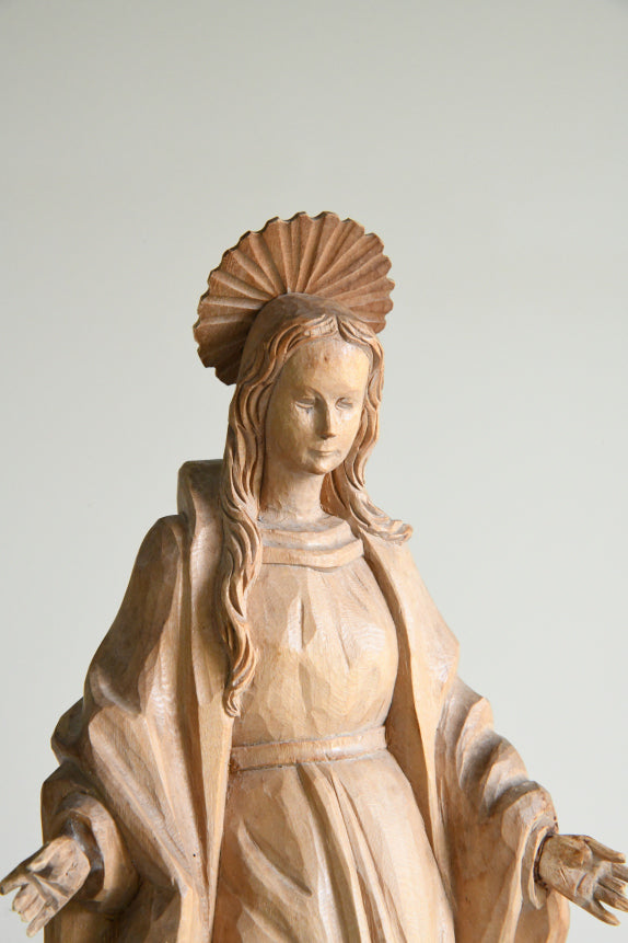 20th Century Carved Madonna