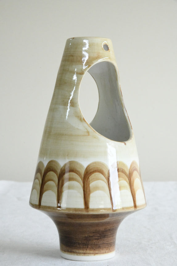 Vintage Jersey Pottery Hanging Vase