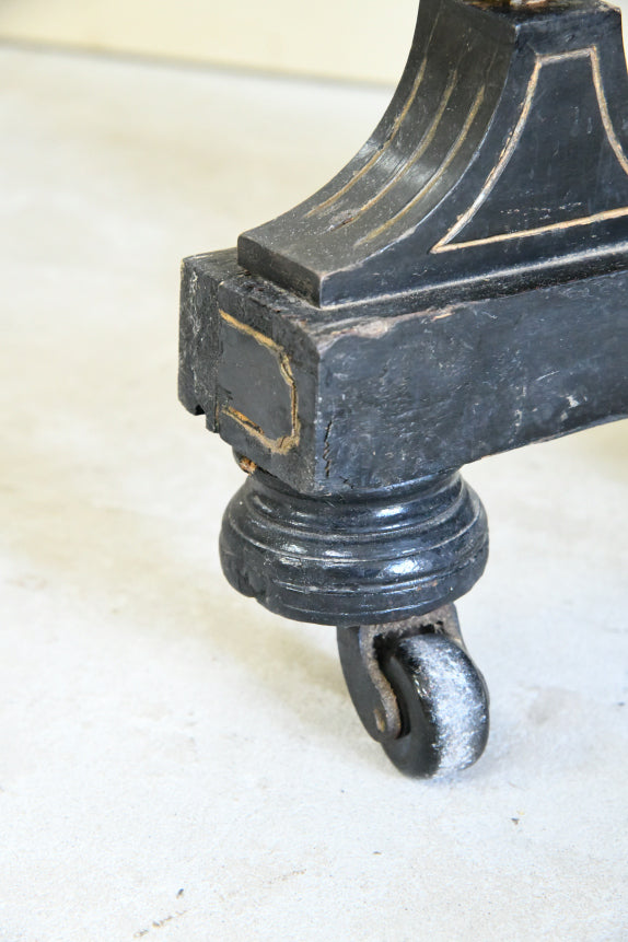 Victorian Ebonised Davenport