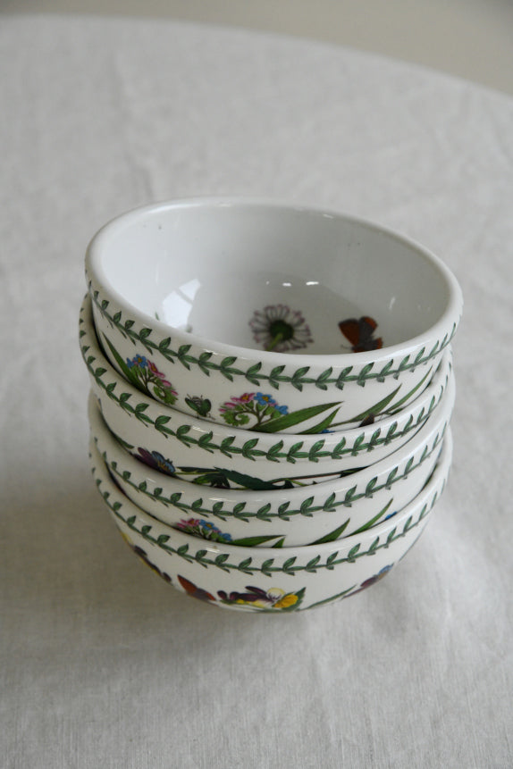4 Vintage Portmeirion Botanic Garden Bowls