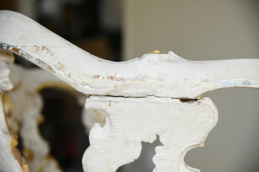 Rococo Style Cream & Gilt Chair