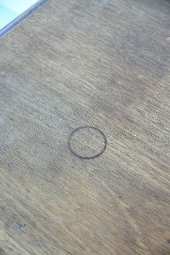 Antique Victorian Library Table