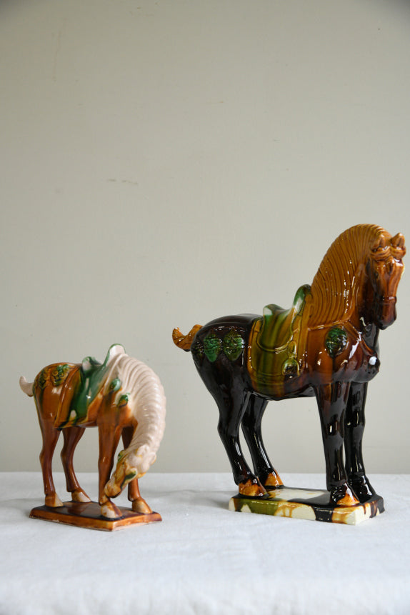 Chinese Ceramic Tang Dynasty Style War Horse