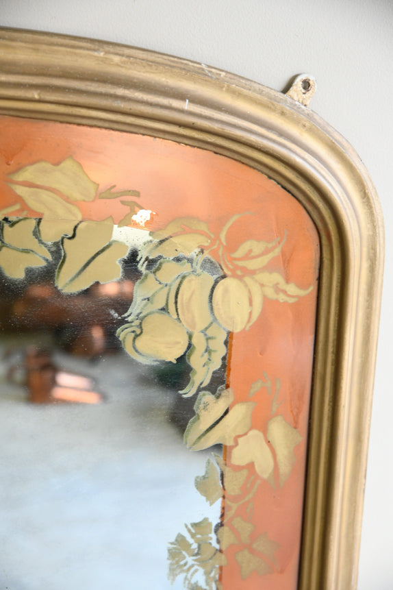 Antique Gilt Overmantle Mirror