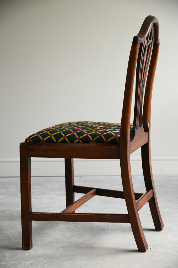 Single Georgian Style Mahogany Dining Chair