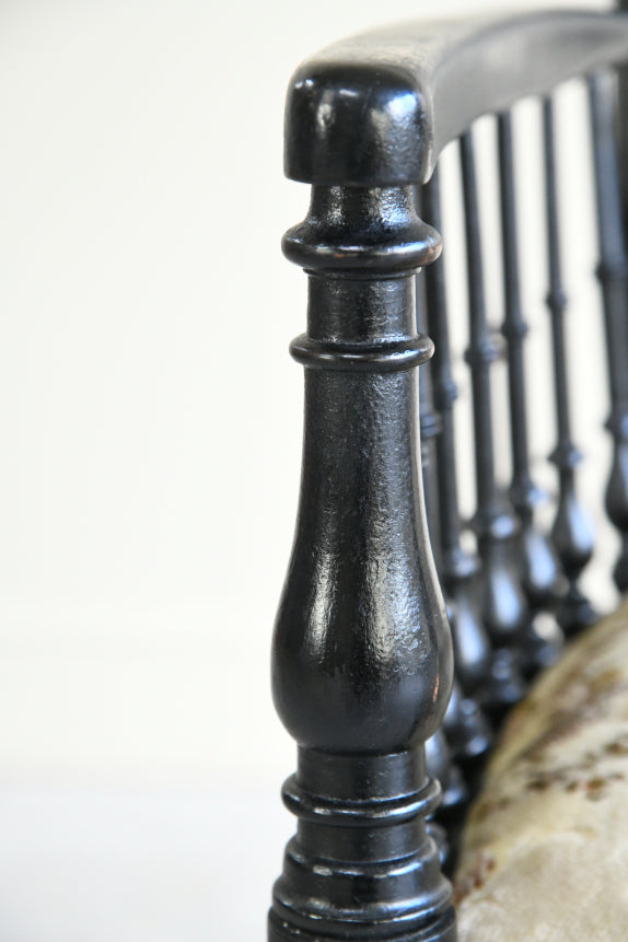 Victorian Ebonised Occasional Chair