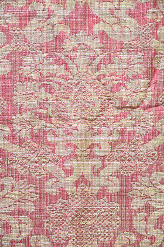 Red Damask Upholstery Fabric