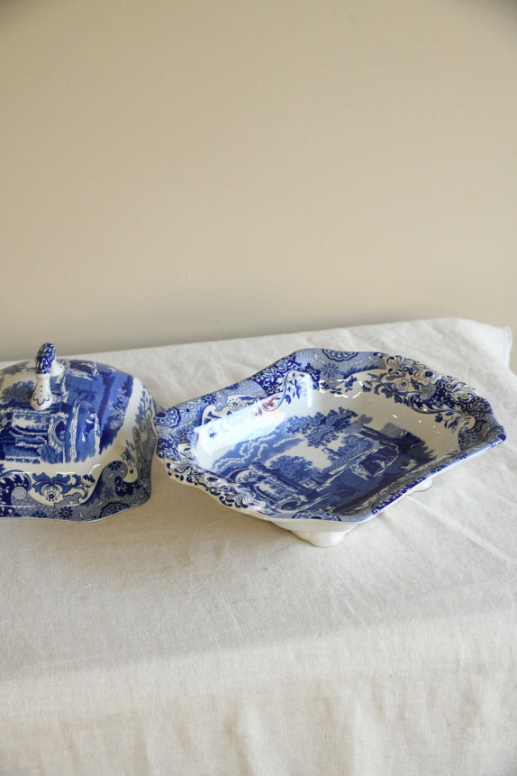 Spode Italian Blue & White Serving Tureen
