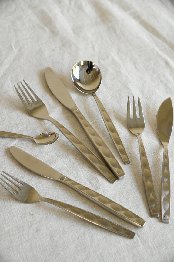 Retro 8 Place Setting Noritake La Seine Cutlery Set – Kernow Furniture
