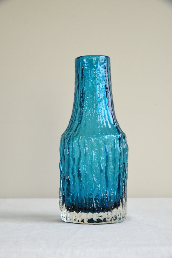 Geoffrey Baxter Whitefriars Blue Bottle Vase