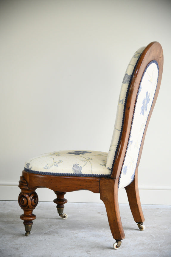 Victorian Mahogany Occasional Chair