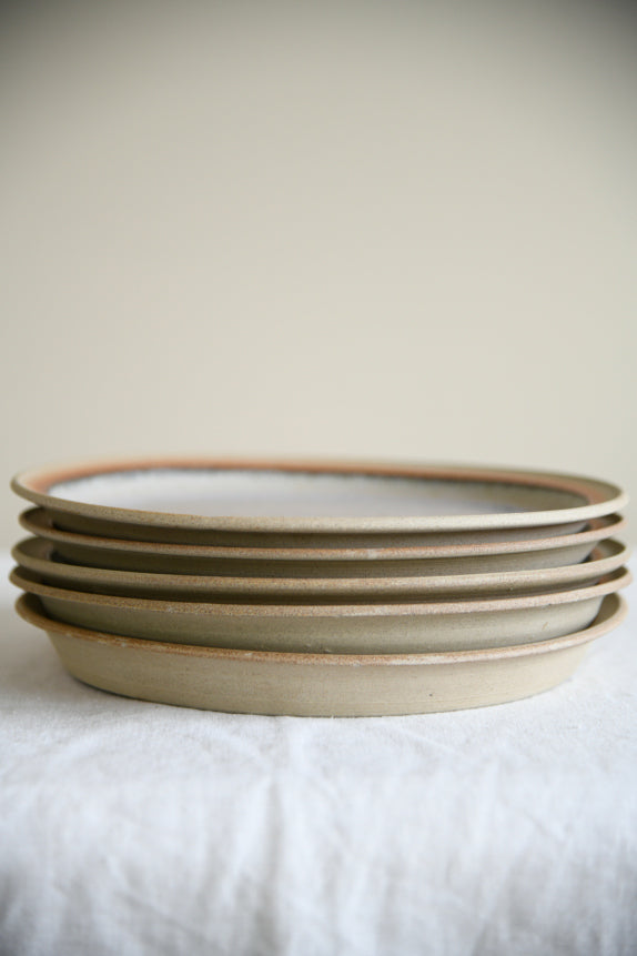 5 John Buchanan Anchor Pottery Dinner Plates
