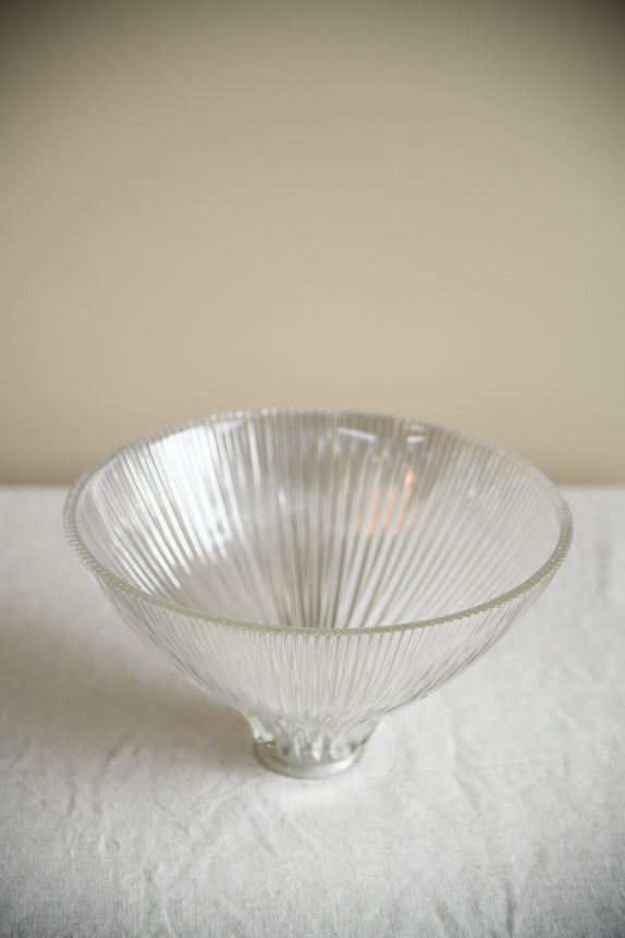 Original Vintage Holophane Glass Lamp Shade