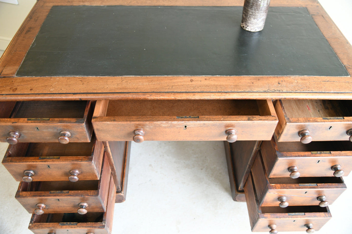 Victorian Small Twin Pedestal Desk