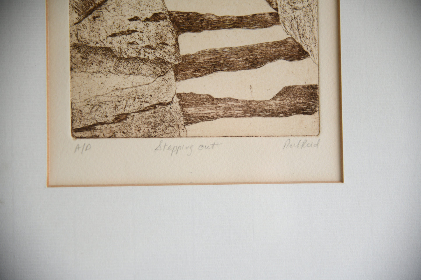 Pat Reid - Stepping Out Etching